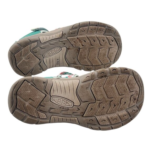 KEEN Teal Camo Waterproof Hiking Sandals Kid’s US 5 - Picture 7 of 7